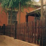 barandilla imitacion madera exterior